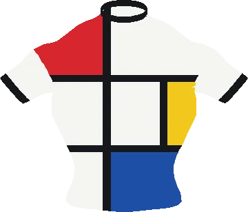 ’84 · Colour block cycling jersey design