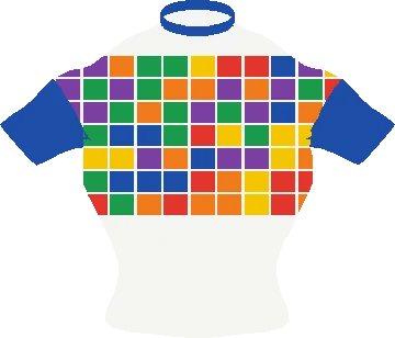 ’95 · Cubes cycling jersey design